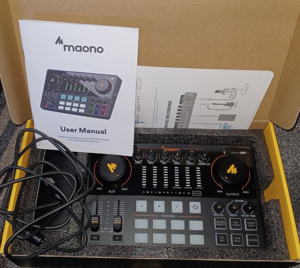 Maonocaster E2 Interface