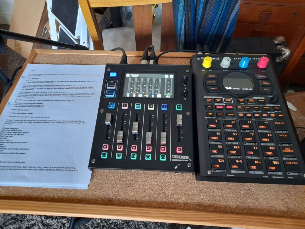 Using the Boss Gigcaster 5 for live performance