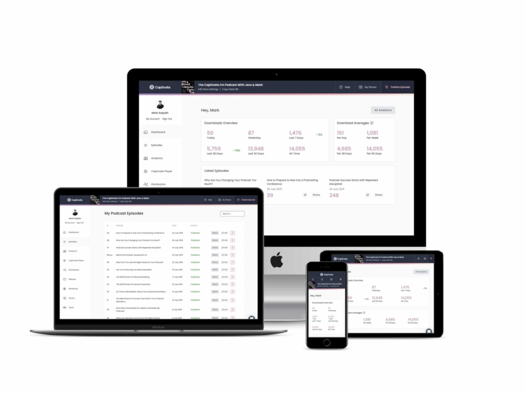 Captivate review - responsive stats on any device