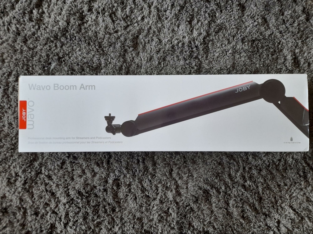 the joby wavo boom arm