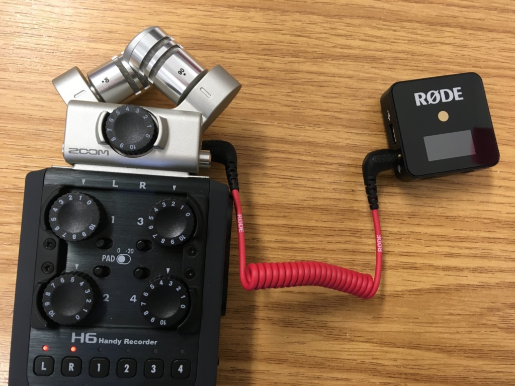 Rode wireless Go With Zoom H6