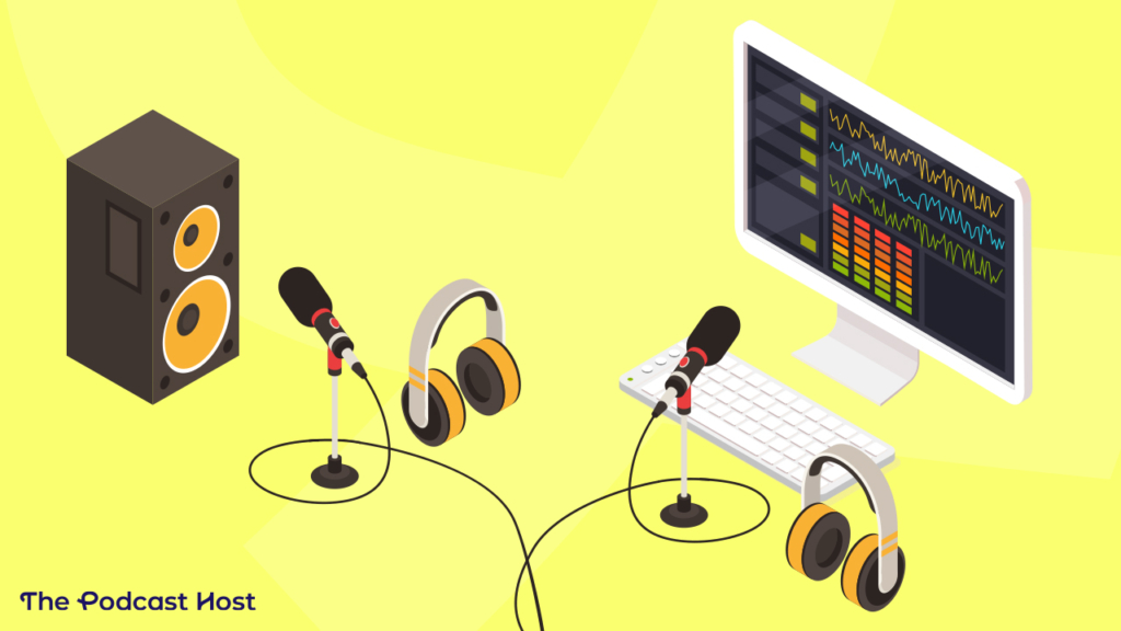 podcast equipment setup