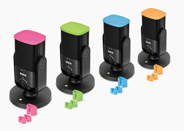 4 Rode NT-USB Mini mics