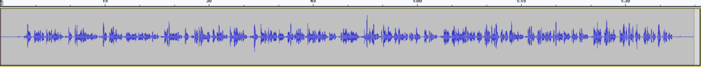 waveform in audacity