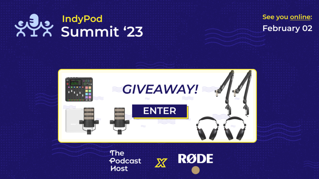 the podcast host x Rode podcast technology bundle